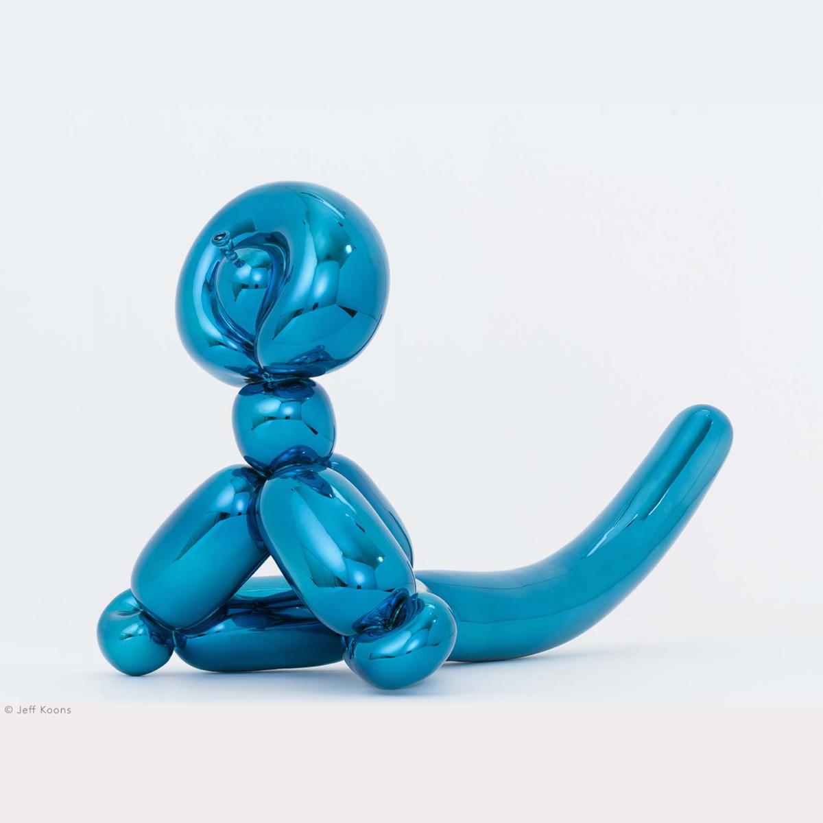 Bernardaud Blue Balloon Monkey Jeff Koons 